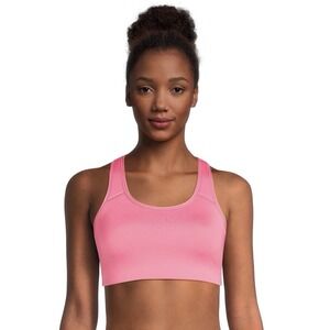 Avia - Racerback Sports Bra - Medium Support - Pink- Small